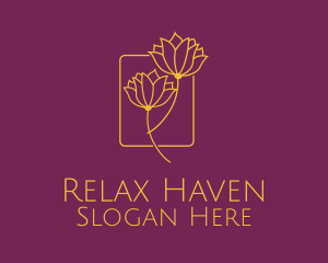 Golden Flower Spa logo