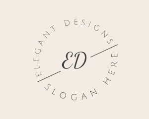 Elegant Dainty Boutique logo design