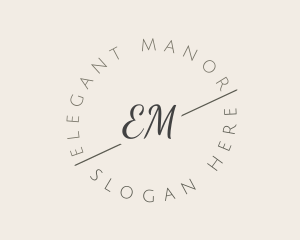 Elegant Dainty Boutique logo design