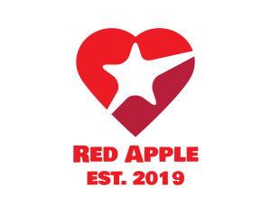 Red Heart Star logo