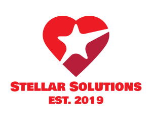 Red Heart Star logo