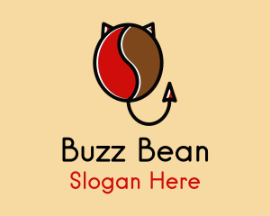 Red Devil Bean  logo design