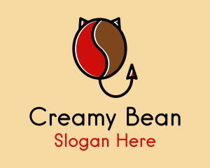 Red Devil Bean  logo design