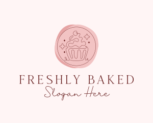 Sweet Cupcake Patisserie logo design