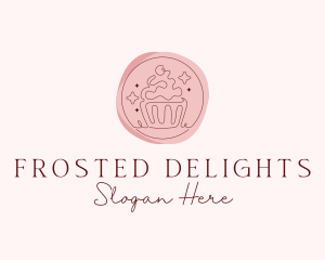 Sweet Cupcake Patisserie logo design