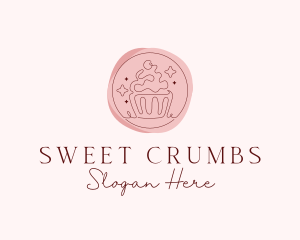 Sweet Cupcake Patisserie logo design