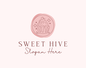 Sweet Cupcake Patisserie logo design