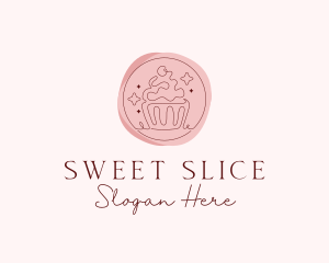 Sweet Cupcake Patisserie logo design