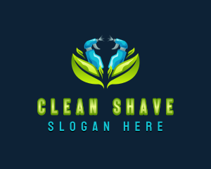 Cleaning Sprayer Sanitation logo design