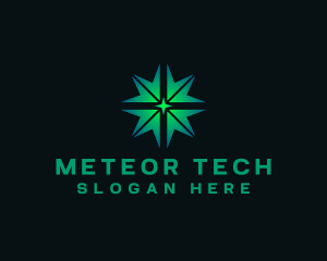 Arrow Tech Star logo design