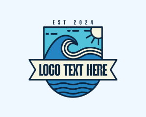 Ocean Waves Surf logo