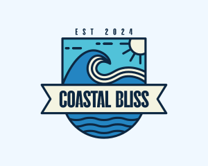 Ocean Waves Surf logo