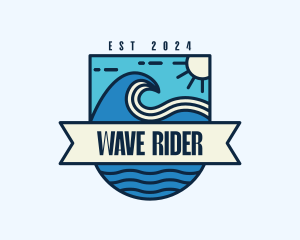 Ocean Waves Surf logo