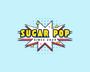 Pop Art Comic logo design