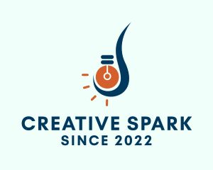 Creative Bulb Idea  logo