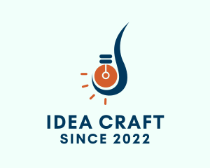 Creative Bulb Idea  logo design