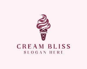 Sweet Ice Cream Dessert logo design