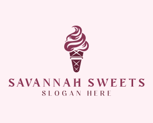 Sweet Ice Cream Dessert logo design