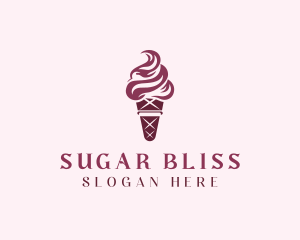 Sweet Ice Cream Dessert logo design