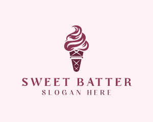 Sweet Ice Cream Dessert logo design