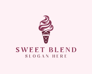 Sweet Ice Cream Dessert logo design