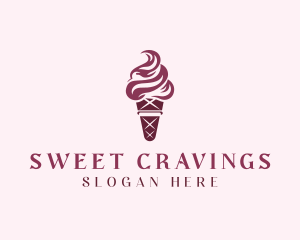 Sweet Ice Cream Dessert logo design