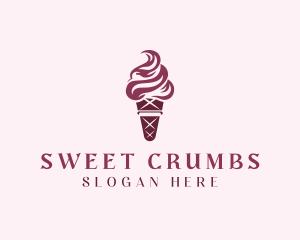 Sweet Ice Cream Dessert logo design