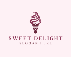 Sweet Ice Cream Dessert logo design