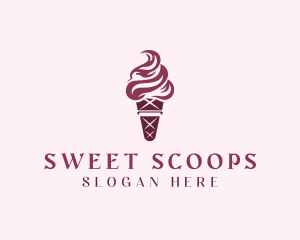 Sweet Ice Cream Dessert logo design