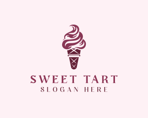 Sweet Ice Cream Dessert logo design