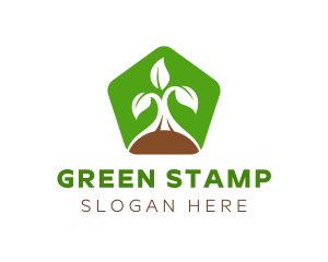 Green Organic Plant logo design