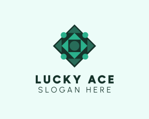 Geometric Diamond Pattern logo design