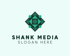 Geometric Diamond Pattern logo design