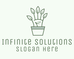 Hand Plant Garden  Logo