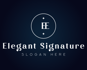 Elegant Luxury Sparkle logo design