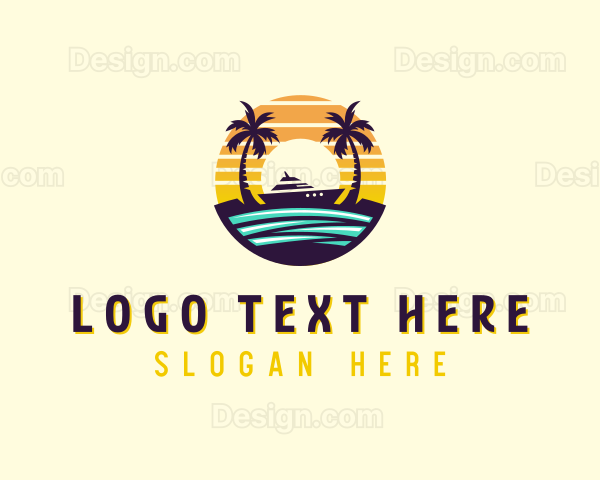 Beach Cruising Yacht Logo