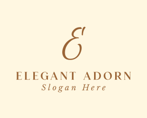 Classy Elegant Lettermark logo design