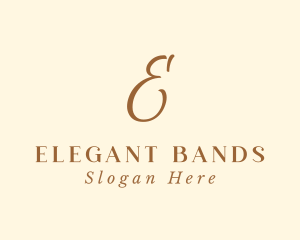 Classy Elegant Lettermark logo design