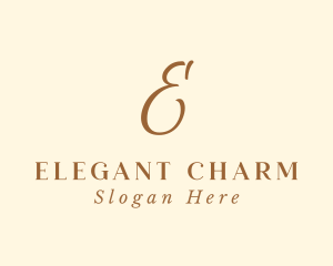 Classy Elegant Lettermark logo design