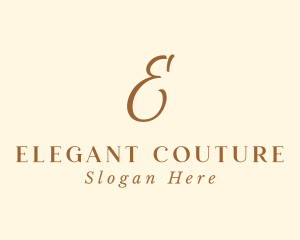 Classy Elegant Lettermark logo design