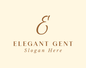 Classy Elegant Lettermark logo design