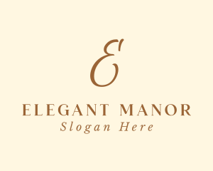 Classy Elegant Lettermark logo design