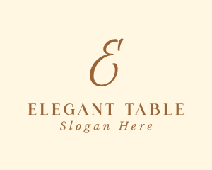 Classy Elegant Lettermark logo design