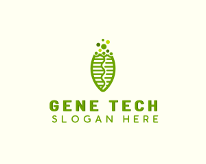 Biotech Science Leaf  logo design