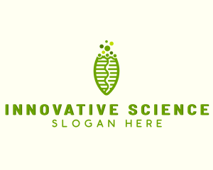 Biotech Science Leaf  logo