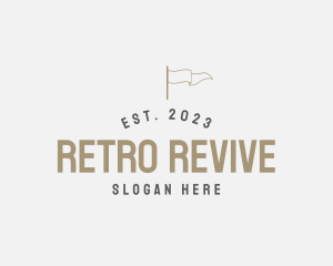 Generic Retro Flag logo design