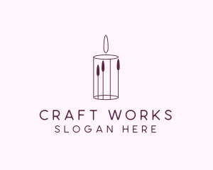 Handmade Scented Candle logo design