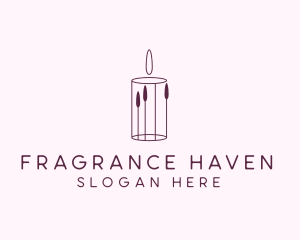 Handmade Scented Candle logo design