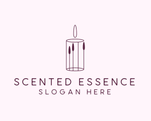 Handmade Scented Candle logo design