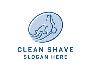 Vacuum Cleaning Shine logo design